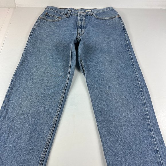 VTG Levi's Jeans Men's 32x31* 550 Relaxed Straight Leg Blue Cotton Denim 34x32
